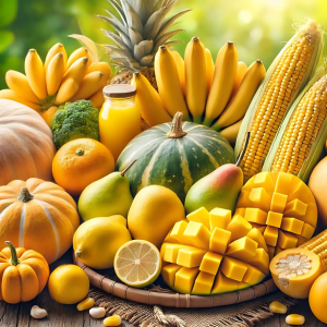 Alimenos de cor amarela