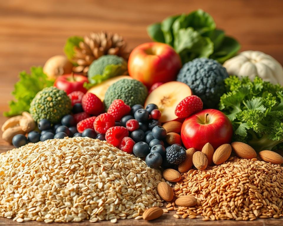 alimentos ricos em fibras